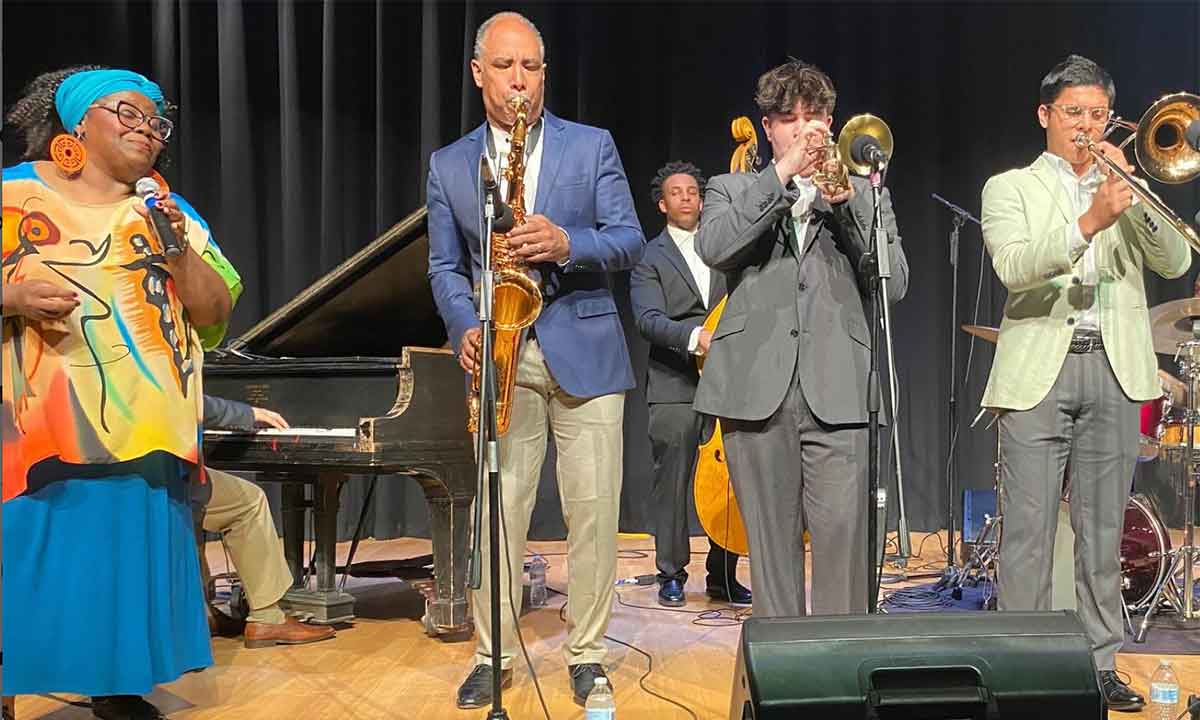 HERBIE HANCOCK INSTITUTE OF JAZZ - group photo