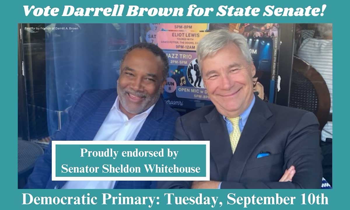 Darrell Brown - RI Primary Watch Party